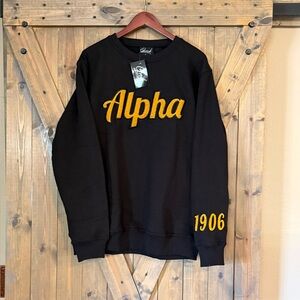 Alpha 1906 Sleeve Chenille Sweatshirt